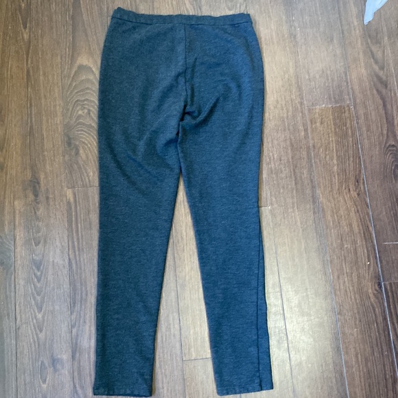 Blossom Women’s Small Grey Straight Leg Pant with Faux Front Zippered Pockets - Picture 4 of 6